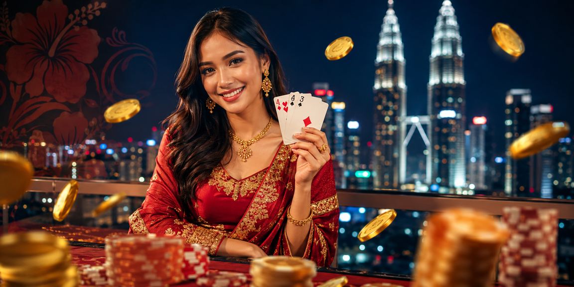 Pemain Kuala Lumpur menikmati permainan rummy dalam talian dengan gaya tempatan Malaysia