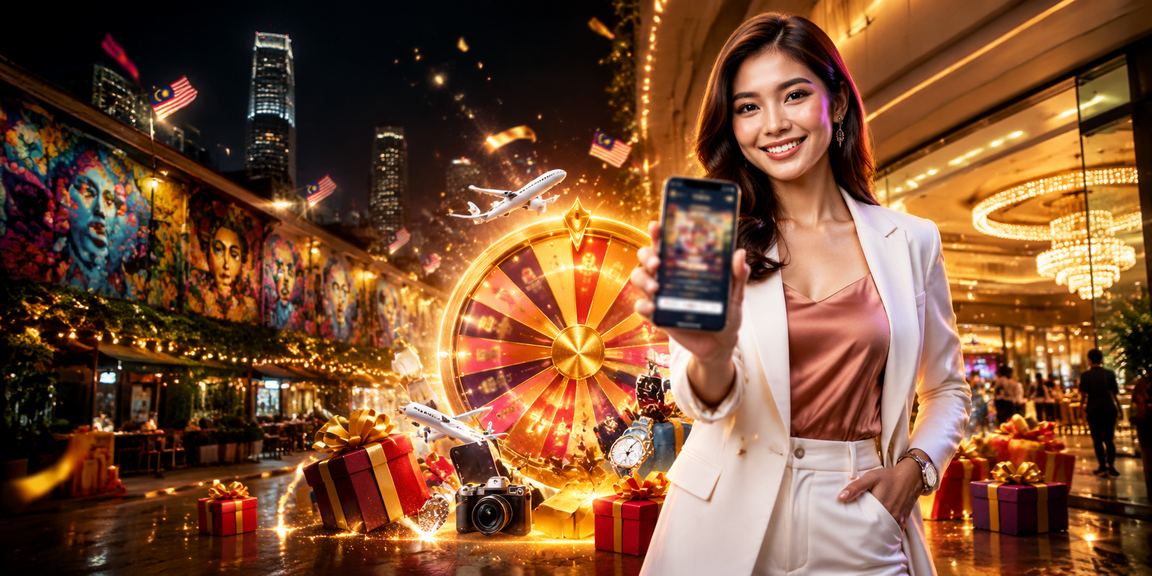 Meja roulette dalam suasana kasino gaya Malaysia di Penang